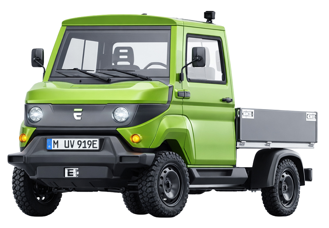 Elektrické užitkové vozidlo EVUM aCar 4x4