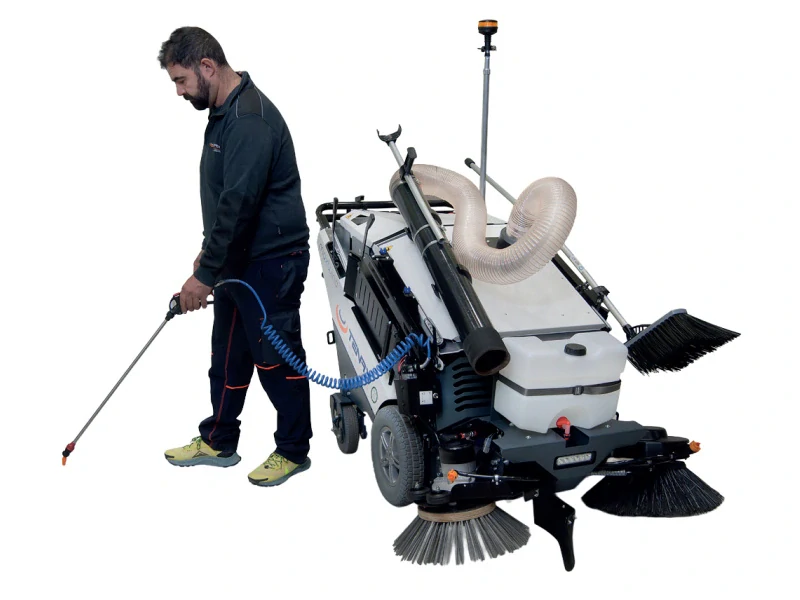 Elektrický zametací stroj pro chodníky Maxwind